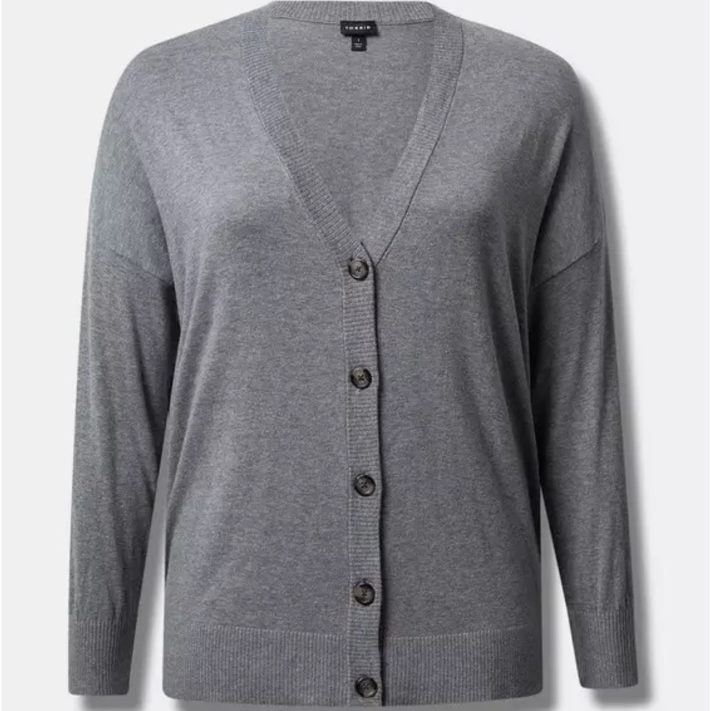 NWT Torrid Button-down Boyfriend Cardigan Sz Large